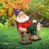 Unbranded Garden Decoration Rocking Chair Dwarf Cartoon Garden Resin Crafts 1 Unbranded Garden Decoration Rocking Chair Dwarf Cartoon Garden Resin Crafts -Piha myymälä 176850731 max
