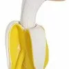 Qian Creative Banana Duck Art Statue Cute Whimsical Peeled Banana Duck Garden Yard Outdoor Decor
