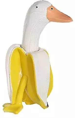 Qian Creative Banana Duck Art Statue Cute Whimsical Peeled Banana Duck Garden Yard Outdoor Decor 3 Qian Creative Banana Duck Art Statue Cute Whimsical Peeled Banana Duck Garden Yard Outdoor Decor