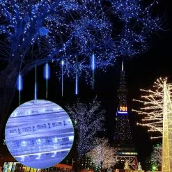 Wgthhk Rain Fairy Lights Outdoor, Led Meteor Shower Light Rain Snowfall Lights Waterproof Christmas Lighting For Wedding Party Garden Balcony Tree Decoration 10 Wgthhk Rain Fairy Lights Outdoor, Led Meteor Shower Light Rain Snowfall Lights Waterproof Christmas Lighting For Wedding Party Garden Balcony Tree Decoration -Piha myymälä 186644664 max