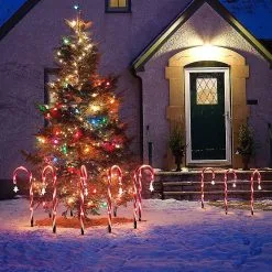 Wgthhk Solar Garden Light,cane Light,christmas Decoration Candy Cane -Piha myymälä 186644676 max