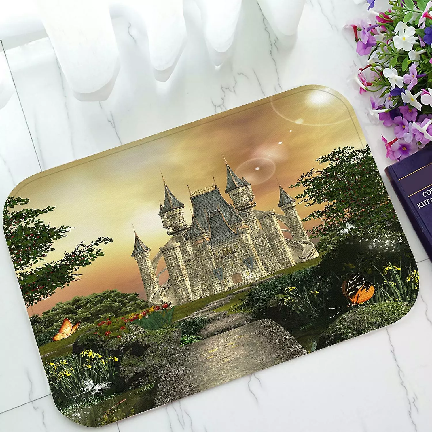 Abphqto Fabulous Castle In An Enchanted Garden Doormat Entrance Rug Area Rug Floor Mat Home Decor 40x60 Cm 3 Abphqto Fabulous Castle In An Enchanted Garden Doormat Entrance Rug Area Rug Floor Mat Home Decor 40x60 Cm