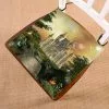 Abphqto Fabulous Castle In An Enchanted Garden Chair Pad Seat Cushion Chair Cushion Floor Cushion 45x45 Cm -Piha myymälä 189581867 max