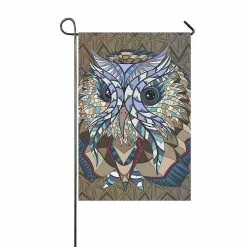 Abphqto Owl Outdoor Decorative Flag Garden Flag 70x100 Cm D--20770