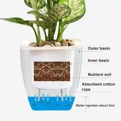 Coomir Lazy Flower Pot Automatic Water Absorption For Plant Home Garden Decoration -Piha myymälä 253516415 max