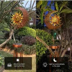 Unbranded Shxx Solar Wind Chimes-outdoor Garden Decorative Wind Chime Light With Cracked Ball-waterproof Metal Led Hanging Chime Decor (moon&sun) Xq-a13 9 Unbranded Shxx Solar Wind Chimes-outdoor Garden Decorative Wind Chime Light With Cracked Ball-waterproof Metal Led Hanging Chime Decor (moon&sun) Xq-a13 -Piha myymälä 267061648 max