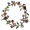 Cumdel Chickadees Flowers Wreath Wall Art Metal Birds & Flowers Innovative Home Garden Decor For Indoor 2 Cumdel Chickadees Flowers Wreath Wall Art Metal Birds & Flowers Innovative Home Garden Decor For Indoor -Piha myymälä 267256577 max