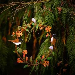 Cumdel Chickadees Flowers Wreath Wall Art Metal Birds & Flowers Innovative Home Garden Decor For Indoor 10 Cumdel Chickadees Flowers Wreath Wall Art Metal Birds & Flowers Innovative Home Garden Decor For Indoor -Piha myymälä 267256685 max