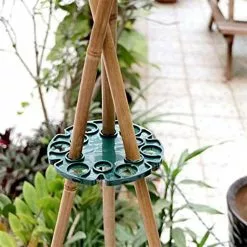 Cumdel Bamboo Cane Holder Plant Garden Stake Connectors Support Connectors For Garden Climbing Plants -Piha myymälä 277590633 max