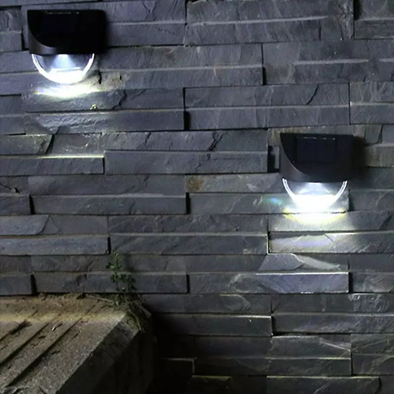 Cumdel Solar Fence Lights Outdoor Step Villa Garden Balcony Wall Lights Household Lights Waterproof Stair 4 Cumdel Solar Fence Lights Outdoor Step Villa Garden Balcony Wall Lights Household Lights Waterproof Stair - Image 2