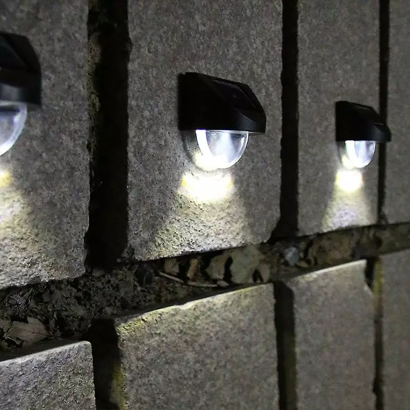 Cumdel Solar Fence Lights Outdoor Step Villa Garden Balcony Wall Lights Household Lights Waterproof Stair 5 Cumdel Solar Fence Lights Outdoor Step Villa Garden Balcony Wall Lights Household Lights Waterproof Stair - Image 3