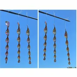 Cumdel Reflective Bird Scare Rod 10pcs Glittery Bird Reflector Spiral Garden Pendant For Window Outdoor -Piha myymälä 277590803 max