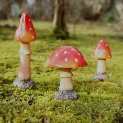 Cumdel Garden Decoration Mini Mushroom Fairy Garden Miniature Figurines Micro Landscape Decoration For -Piha myymälä 277592956 max