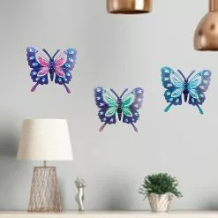 Cumdel 3d Metal Butterfly Decor Inspirational Wall Decor For Home Bedroom Living Room Office Garden Hanging -Piha myymälä 277593974 max