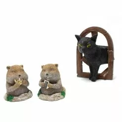 Cumdel Cat And Gopher Ornament Set Lovely Resin Animals Figurines For Home Garden Courtyard Decoration 7 Cumdel Cat And Gopher Ornament Set Lovely Resin Animals Figurines For Home Garden Courtyard Decoration -Piha myymälä 277594105 max
