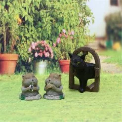 Cumdel Cat And Gopher Ornament Set Lovely Resin Animals Figurines For Home Garden Courtyard Decoration 8 Cumdel Cat And Gopher Ornament Set Lovely Resin Animals Figurines For Home Garden Courtyard Decoration -Piha myymälä 277594110 max