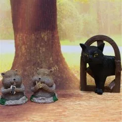 Cumdel Cat And Gopher Ornament Set Lovely Resin Animals Figurines For Home Garden Courtyard Decoration 9 Cumdel Cat And Gopher Ornament Set Lovely Resin Animals Figurines For Home Garden Courtyard Decoration -Piha myymälä 277594115 max