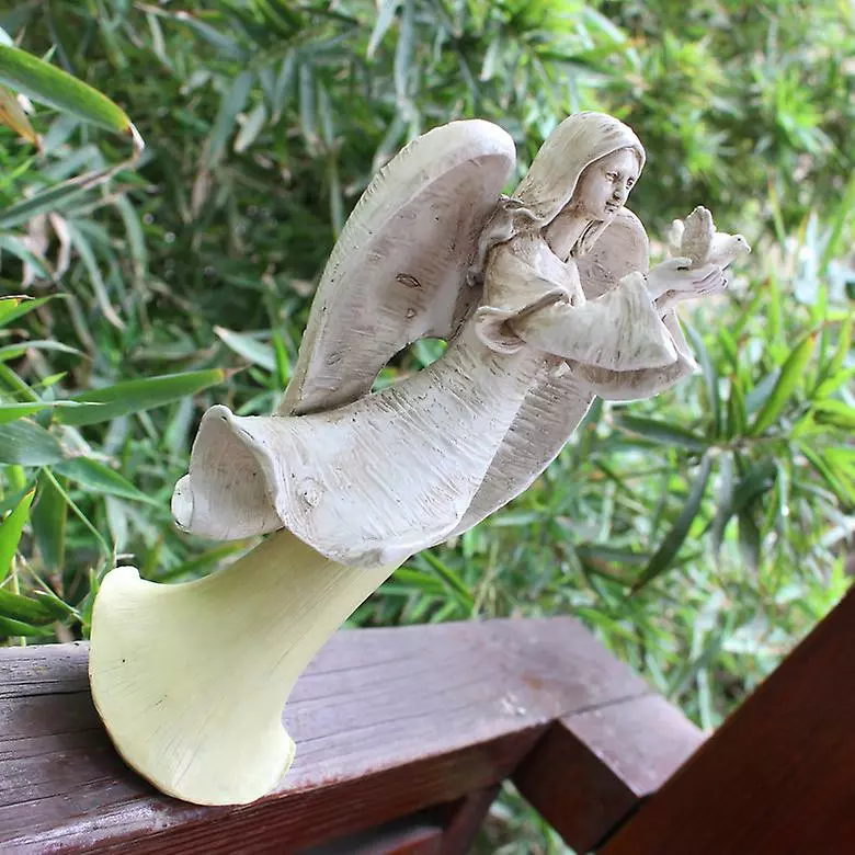 Cumdel Outdoor Angel Girl Statue Modern Simple Resin Handicraft Ornament For Home Living Room Garden 5 Cumdel Outdoor Angel Girl Statue Modern Simple Resin Handicraft Ornament For Home Living Room Garden - Image 3