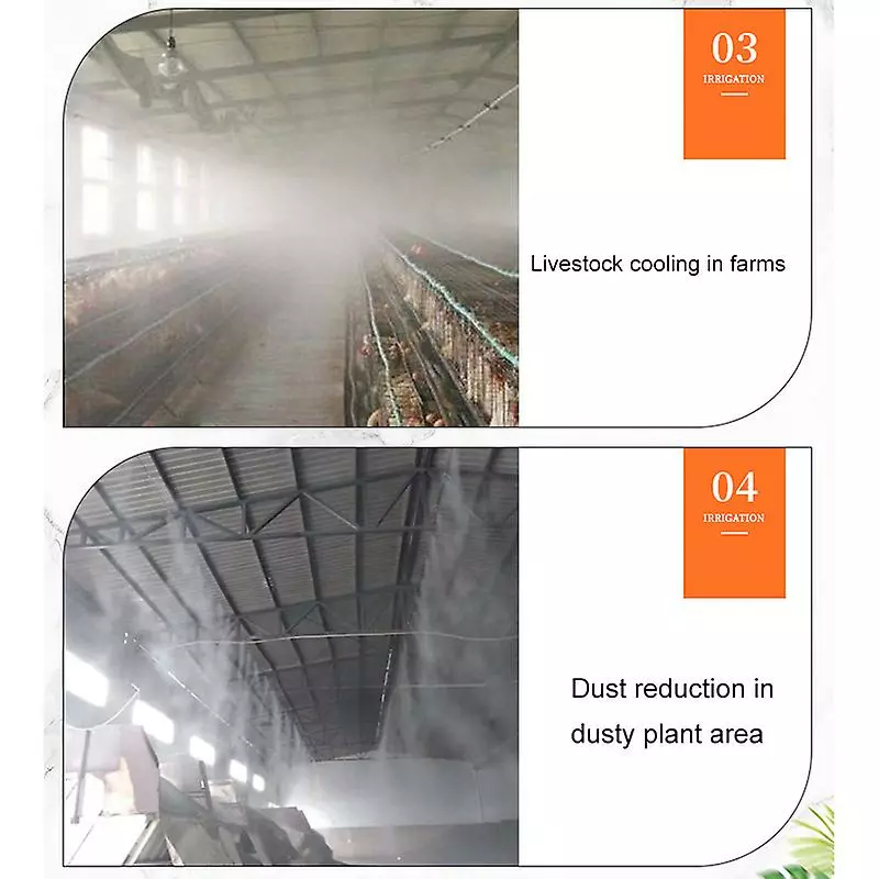 Cumdel Mist Cooling Automatic Irrigation System Watering Tool Garden Spray System Mist Cooling Kit For 5 Cumdel Mist Cooling Automatic Irrigation System Watering Tool Garden Spray System Mist Cooling Kit For - Image 3