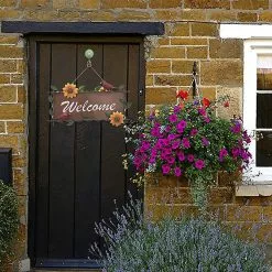 Cumdel Metal Welcome Sign With Sunflower & Bird Decor Vintage Wall Hanging Gates Plaque Garden Ornament 8 Cumdel Metal Welcome Sign With Sunflower & Bird Decor Vintage Wall Hanging Gates Plaque Garden Ornament -Piha myymälä 277595307 max