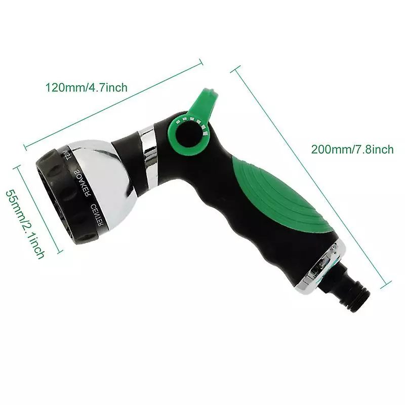 Cumdel Garden Water Hose Spray Nozzle Anti-slip And Shock Resistant Design For Watering And Washing 6 Cumdel Garden Water Hose Spray Nozzle Anti-slip And Shock Resistant Design For Watering And Washing - Image 4