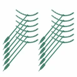 Cumdel Reusable Plastic Plant Support Stand Half Round Gardening Plant Holder Easy Operation For Garden