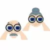 Cumdel Nosy Old Man And Lady Garden Yard Art Funny Outdoor Fence Ornament Cartoon Peeper Couple Decor For -Piha myymälä 277598192 max