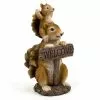 Cumdel Squirrel Welcome Card Garden Welcome Decoration Kindergarten Courtyard Decoration Resin Crafts -Piha myymälä 277600093 max