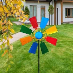 Cumdel Iron Colorful Windmill 360 Degrees Spin Beautiful Easy To Assemble For Garden Yard Patio Lawn 10 Cumdel Iron Colorful Windmill 360 Degrees Spin Beautiful Easy To Assemble For Garden Yard Patio Lawn -Piha myymälä 277601806 max