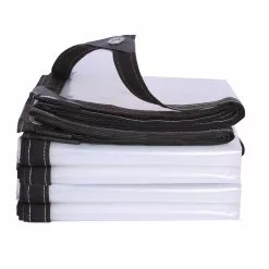 Cumdel Heavy Duty Clear Tarp Multi-purpose Garden Rainproof Membrane Emergency Rain Shelter Outdoor Cover