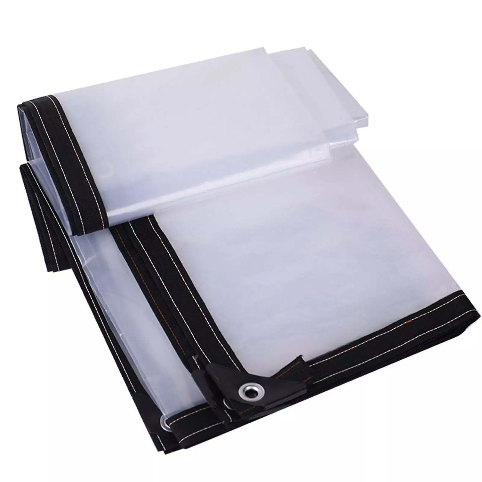 Cumdel Heavy Duty Clear Tarp Multi-purpose Garden Rainproof Membrane Emergency Rain Shelter Outdoor Cover 4 Cumdel Heavy Duty Clear Tarp Multi-purpose Garden Rainproof Membrane Emergency Rain Shelter Outdoor Cover - Image 2