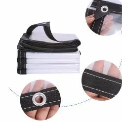 Cumdel Heavy Duty Clear Tarp Multi-purpose Garden Rainproof Membrane Emergency Rain Shelter Outdoor Cover 10 Cumdel Heavy Duty Clear Tarp Multi-purpose Garden Rainproof Membrane Emergency Rain Shelter Outdoor Cover -Piha myymälä 277602461 max