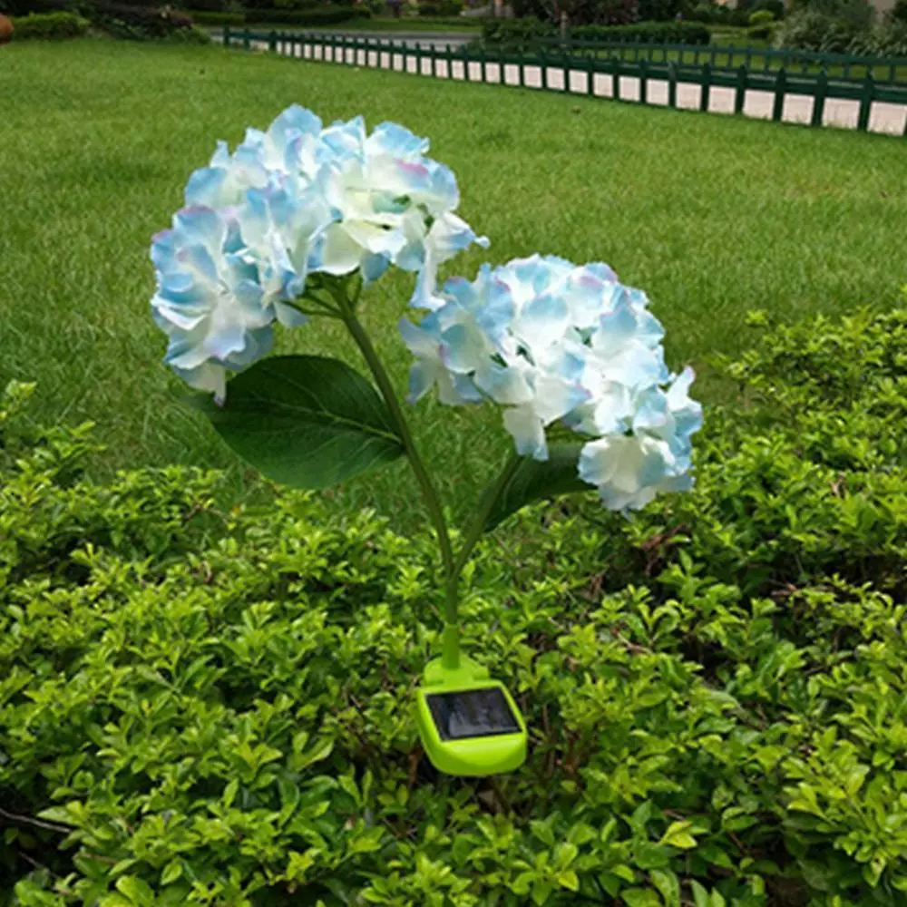 Cumdel Solar Hydrangea Lamp Artificial Flower Bright Garden Lawn Decoration Lamp 6 Cumdel Solar Hydrangea Lamp Artificial Flower Bright Garden Lawn Decoration Lamp - Image 4