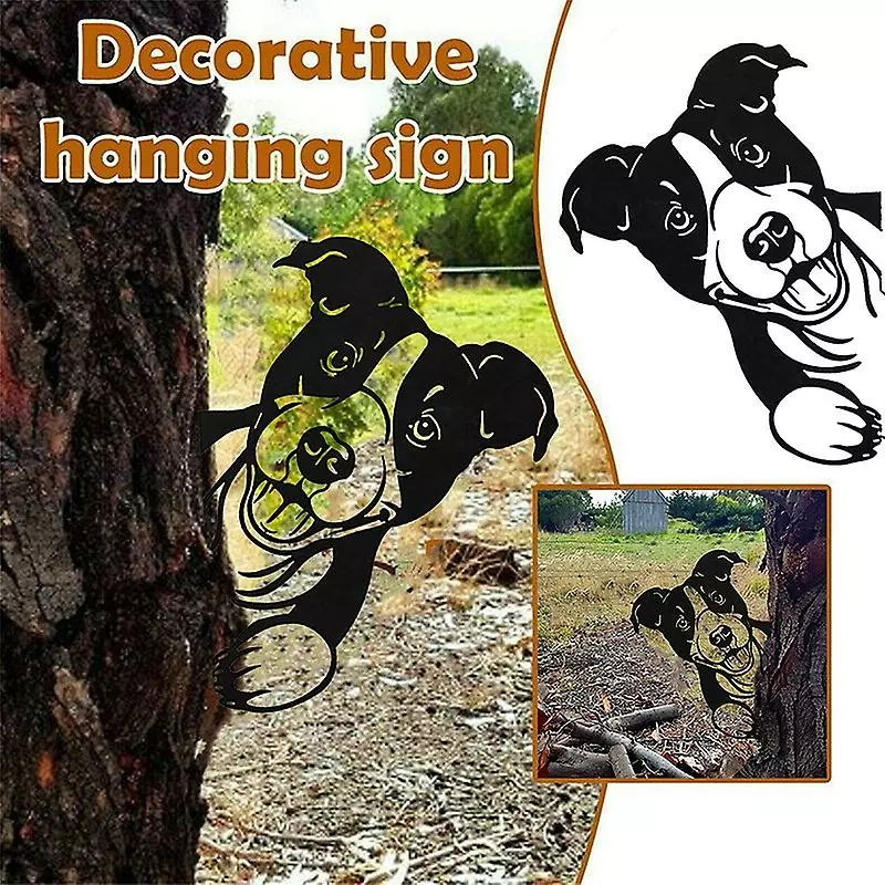 Cumdel Metal Art Outdoor Decor Peeking Animal Farmhouse Art Garden Stakes Decorative For Garden Yard 3 Cumdel Metal Art Outdoor Decor Peeking Animal Farmhouse Art Garden Stakes Decorative For Garden Yard