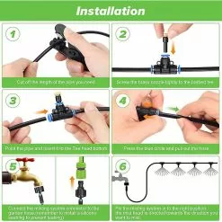 Cumdel Outdoor Misting Cooling System Kit Multi-purpose Misters Suitable For Garden Courtyard Greenhouse 5 Cumdel Outdoor Misting Cooling System Kit Multi-purpose Misters Suitable For Garden Courtyard Greenhouse -Piha myymälä 277607782 max