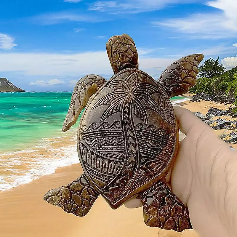 Cumdel Hawaiian Turtle Statue Hand-carved Simulation Animal Resin Ornament For Home Garden Courtyard 3 Cumdel Hawaiian Turtle Statue Hand-carved Simulation Animal Resin Ornament For Home Garden Courtyard
