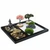 Cumdel Zen Sand Garden Kit Creative Micro Landscape Ornament Decompression Gadgets For Home Living Room -Piha myymälä 277611523 max