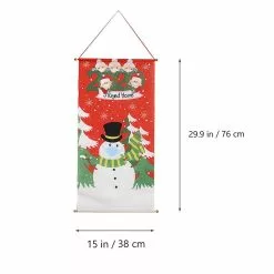 Toyvian 2pcs Hangings Santa Claus Festive Creative Hanging Flags Hanging Ornaments Garden Flags For Party Christmas -Piha myymälä 280855341 max