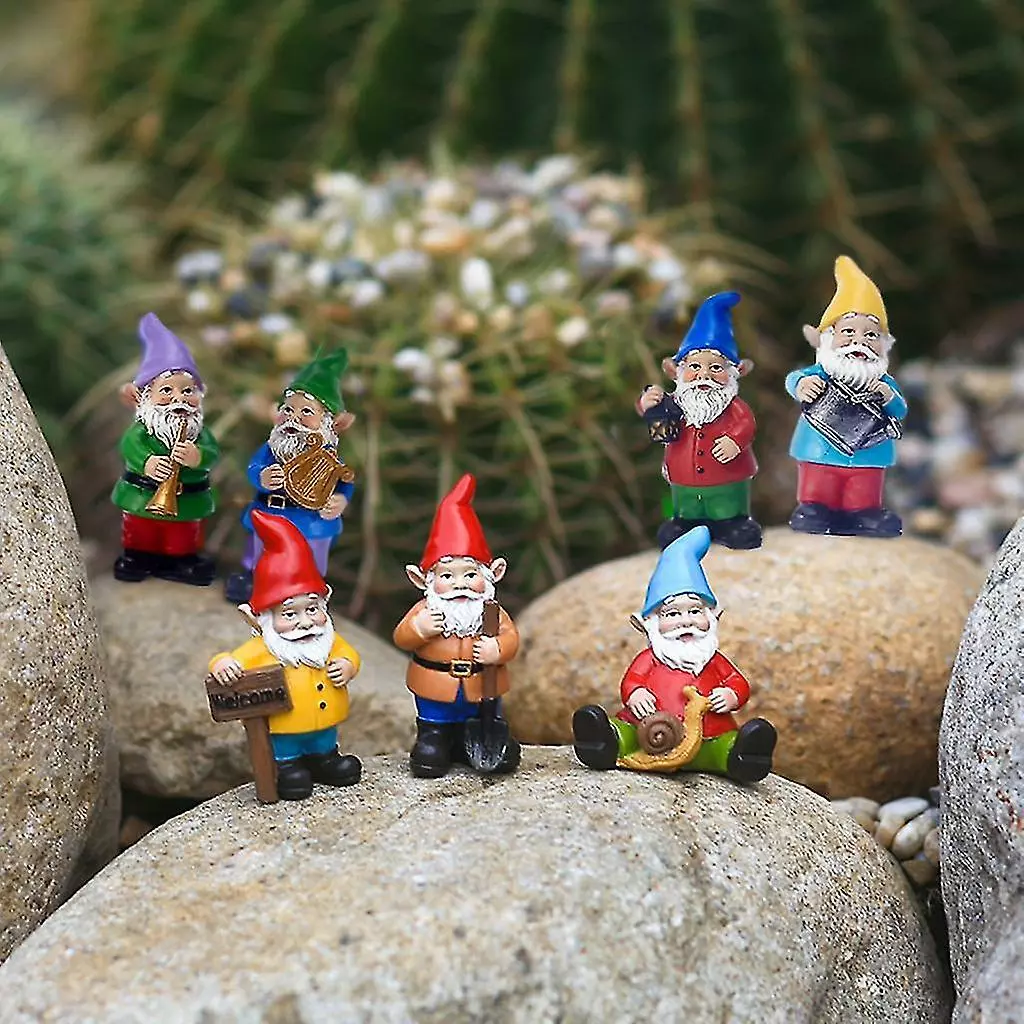 Unbranded Resin Garden Gnome Statue Decoration 4 Unbranded Resin Garden Gnome Statue Decoration - Image 2