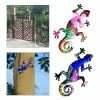 Unbranded Metal Gecko Yard Garden Outdoor Statues Home Wall Decoration Sculpture Ornaments -Piha myymälä 299506375 max