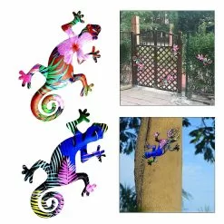 Unbranded Metal Gecko Yard Garden Outdoor Statues Home Wall Decoration Sculpture Ornaments 11 Unbranded Metal Gecko Yard Garden Outdoor Statues Home Wall Decoration Sculpture Ornaments -Piha myymälä 299506379 max