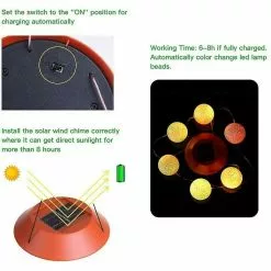 Unbranded Garden Outdoor Hanging Wind C S Solar Powered Led Light Decorations 8 Unbranded Garden Outdoor Hanging Wind C S Solar Powered Led Light Decorations -Piha myymälä 303573078 max