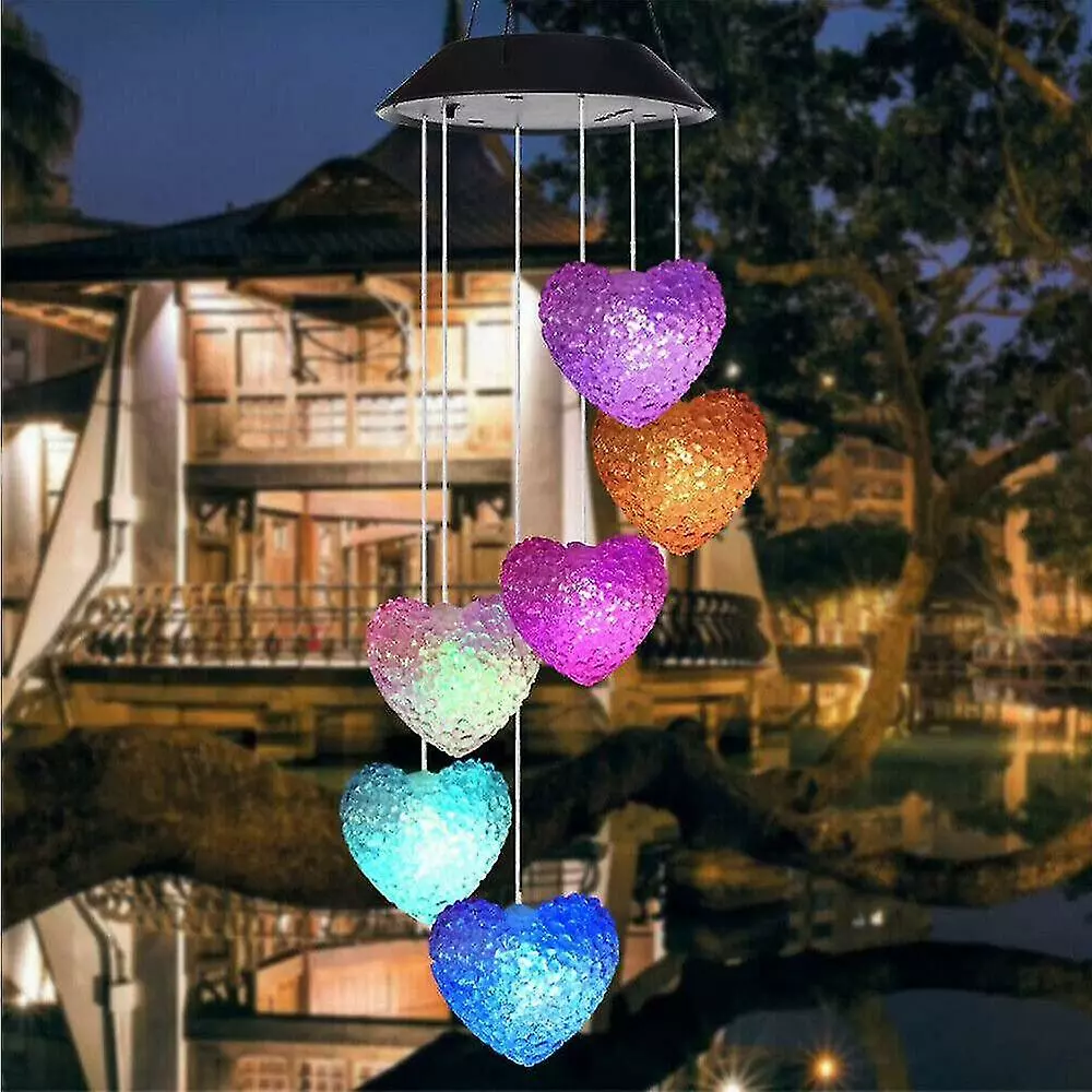 Unbranded Garden Outdoor Hanging Wind C S Solar Powered Led Light Decorations 6 Unbranded Garden Outdoor Hanging Wind C S Solar Powered Led Light Decorations - Image 4