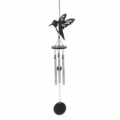 Toyvian 1pc Wind Chime Stylish Aluminium Tube Chic Hummingbird Aeolian Bells Wind Chime For Garden Doorways Patio Home -Piha myymälä 304081665 max