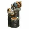 Unbranded Garden Animal Statue Fountain Solar Led Light Garden Art Deco Outdoor Garden Sculpture -Piha myymälä 304086422 max