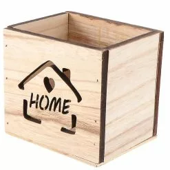 Unbranded 1pc Wood Flower Pot Wooden Garden Home Decoration Square Flowerpot For Home -Piha myymälä 326677392 max