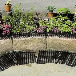 Unbranded Garden Cat Mat Anti-cat Prickle Strips Keep Cat Away Safe Plastic Spike 2m -Piha myymälä 328362621 max