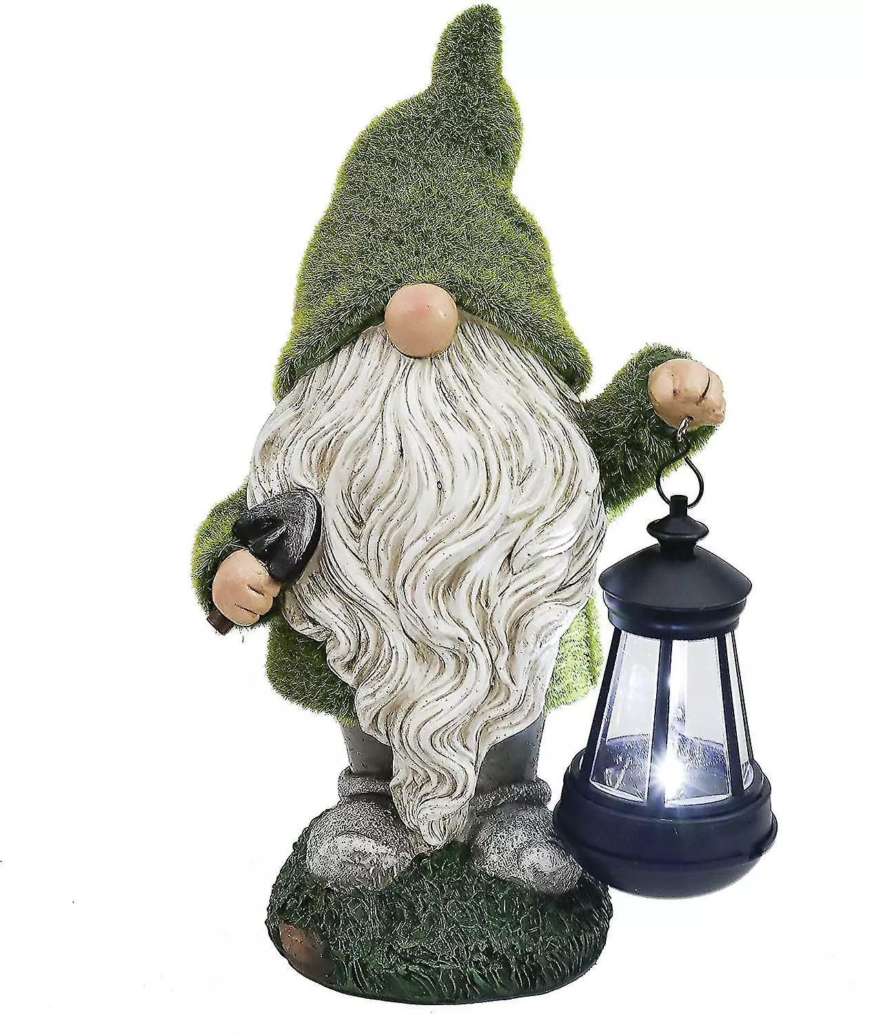 Unbranded Funny Dwarf Garden Statue Flocked Ornaments,resin Garden Figurine 4 Unbranded Funny Dwarf Garden Statue Flocked Ornaments,resin Garden Figurine - Image 2