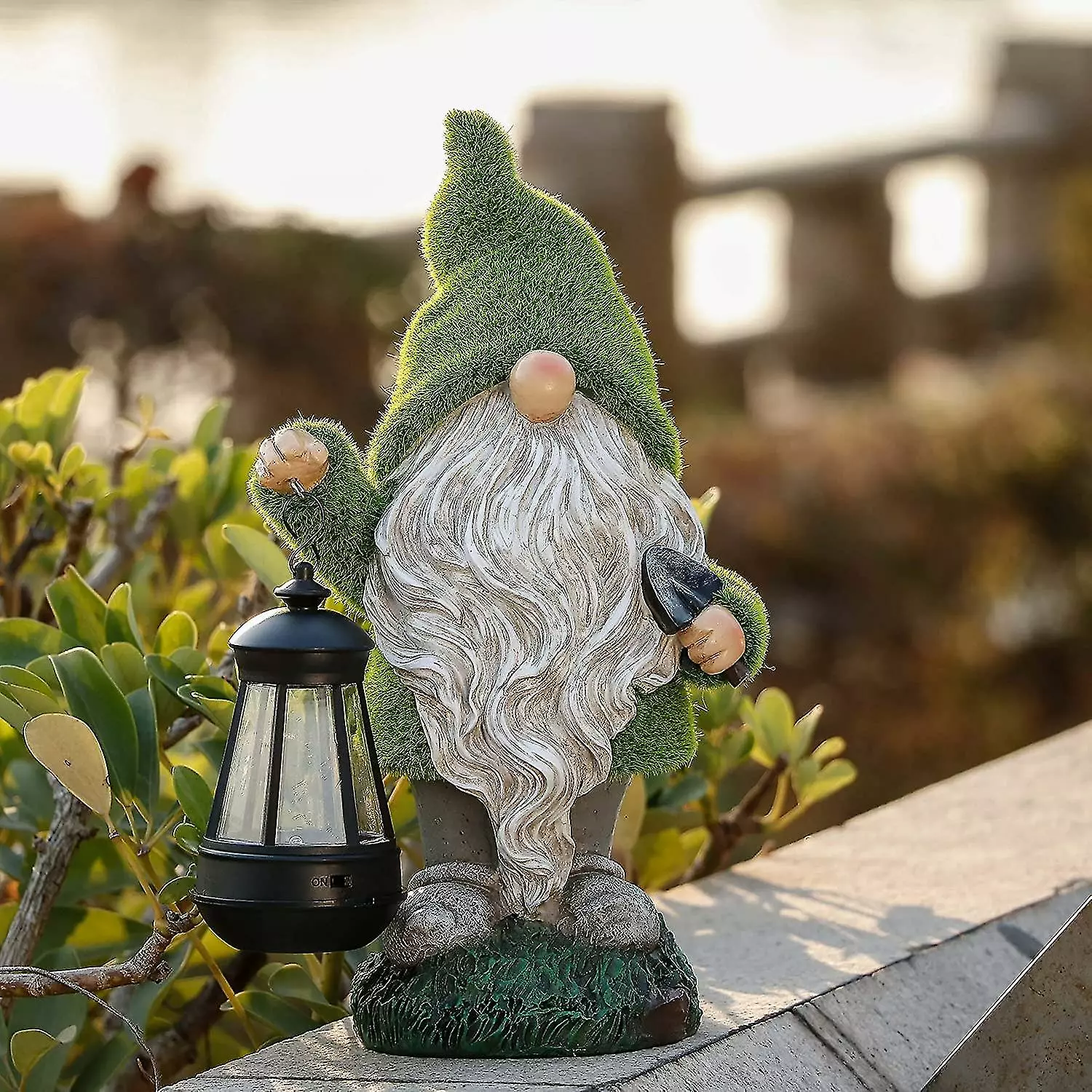 Unbranded Funny Dwarf Garden Statue Flocked Ornaments,resin Garden Figurine 6 Unbranded Funny Dwarf Garden Statue Flocked Ornaments,resin Garden Figurine - Image 4