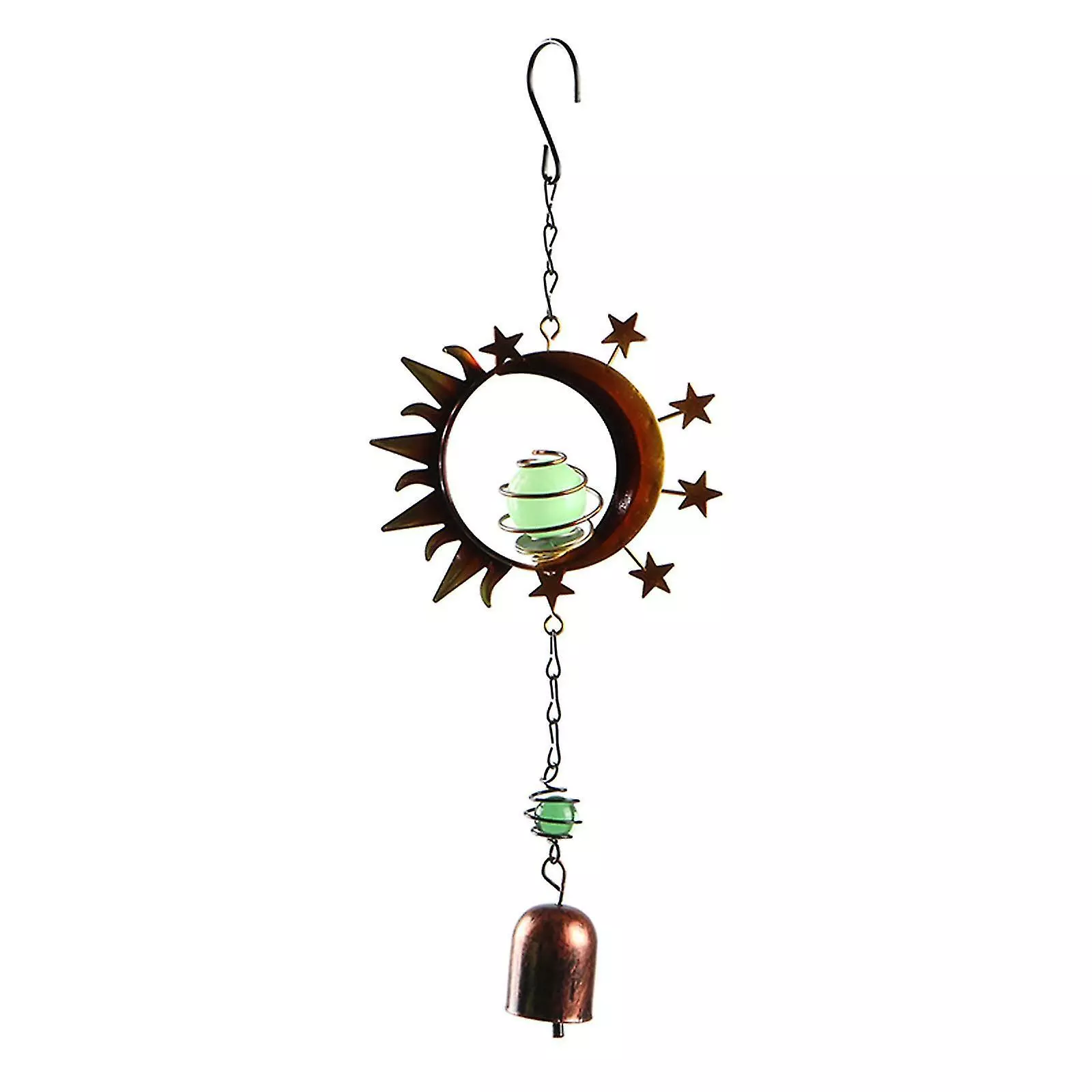 Unbranded Sun Moon Wind Chimes Luminous Metal Crafts Ornaments Garden Balcony Pendants 3 Unbranded Sun Moon Wind Chimes Luminous Metal Crafts Ornaments Garden Balcony Pendants